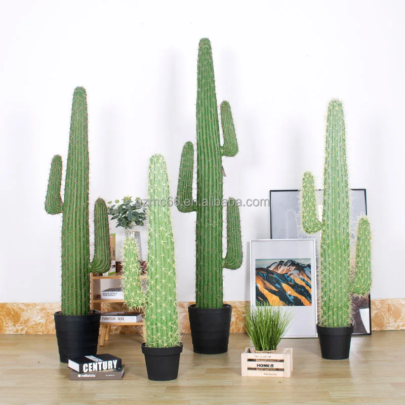 attractive cactus real touch artificial succulents cactus tree for home decor