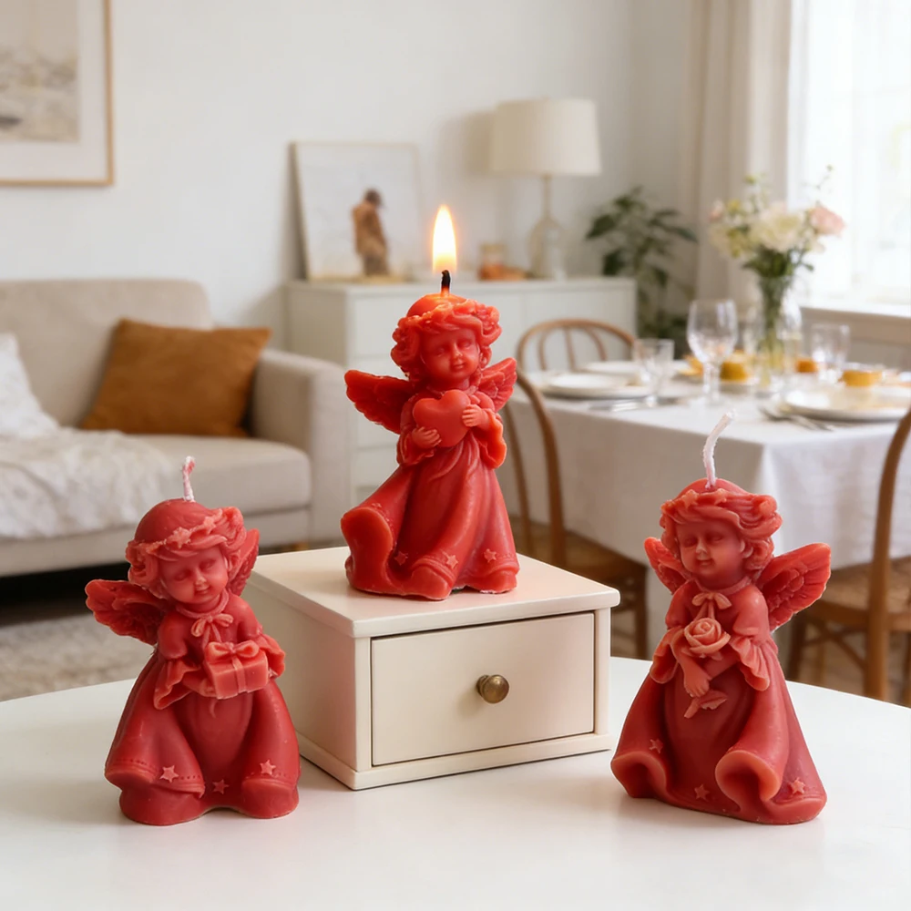 3D Angel Girl Candle Silicone - Soap Making Instructions ulasan dan harga