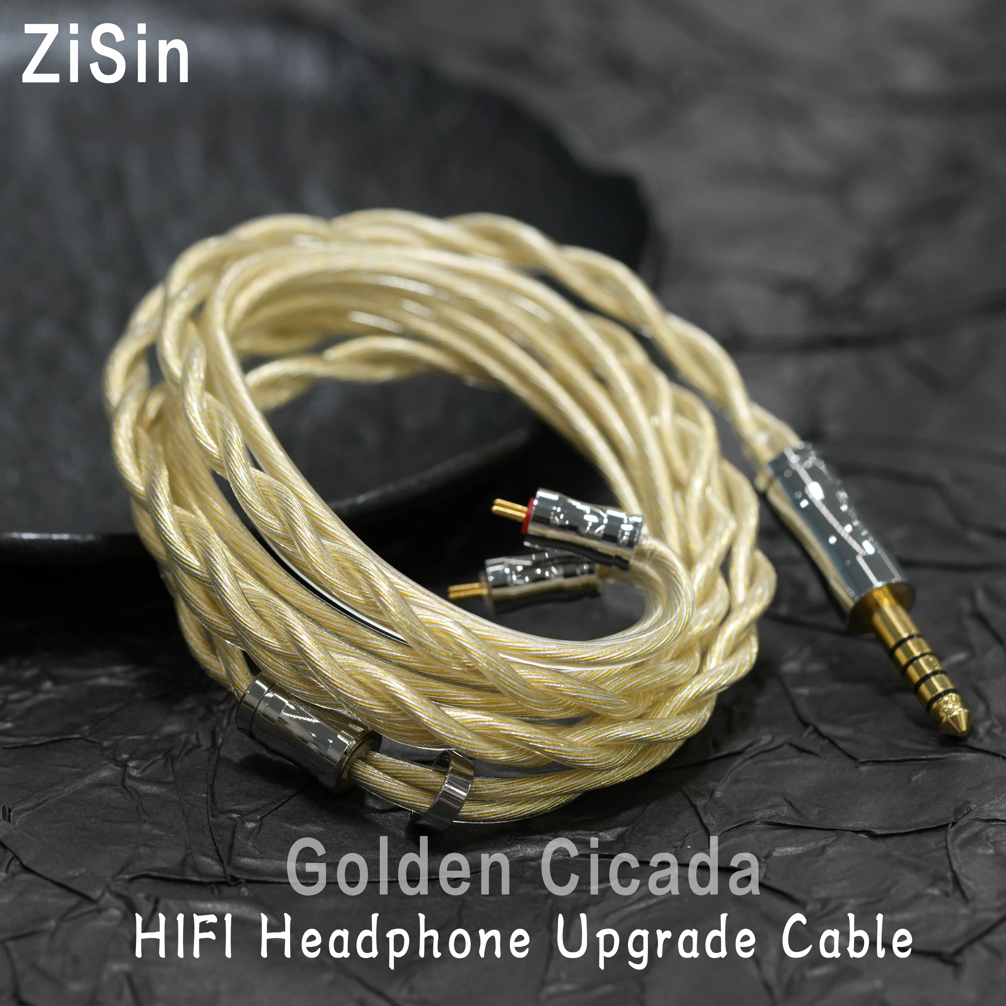 

Zisin-30 HIFI 7N OCC высокочистый позолоченный кабель для наушников с 4,4 мм 3,5 мм IE900 0,78 2pin MMCX для M5 наушники проводные кабель для наушников 2-pin cable mmcx