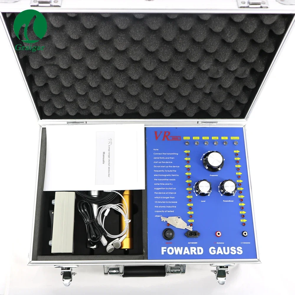 FORWARD GAUSS VR6000 Long Range Underground Metal Detector Ultrasonic Long Range King