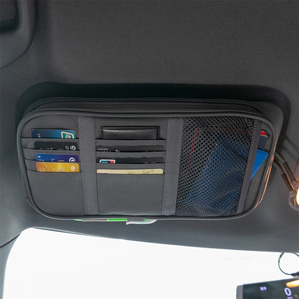 Multifunctional Vehicle Sun Visors Holder Tactical Sun Visors  Pouch  EDC Tool Bags Molle Accessory Pouch