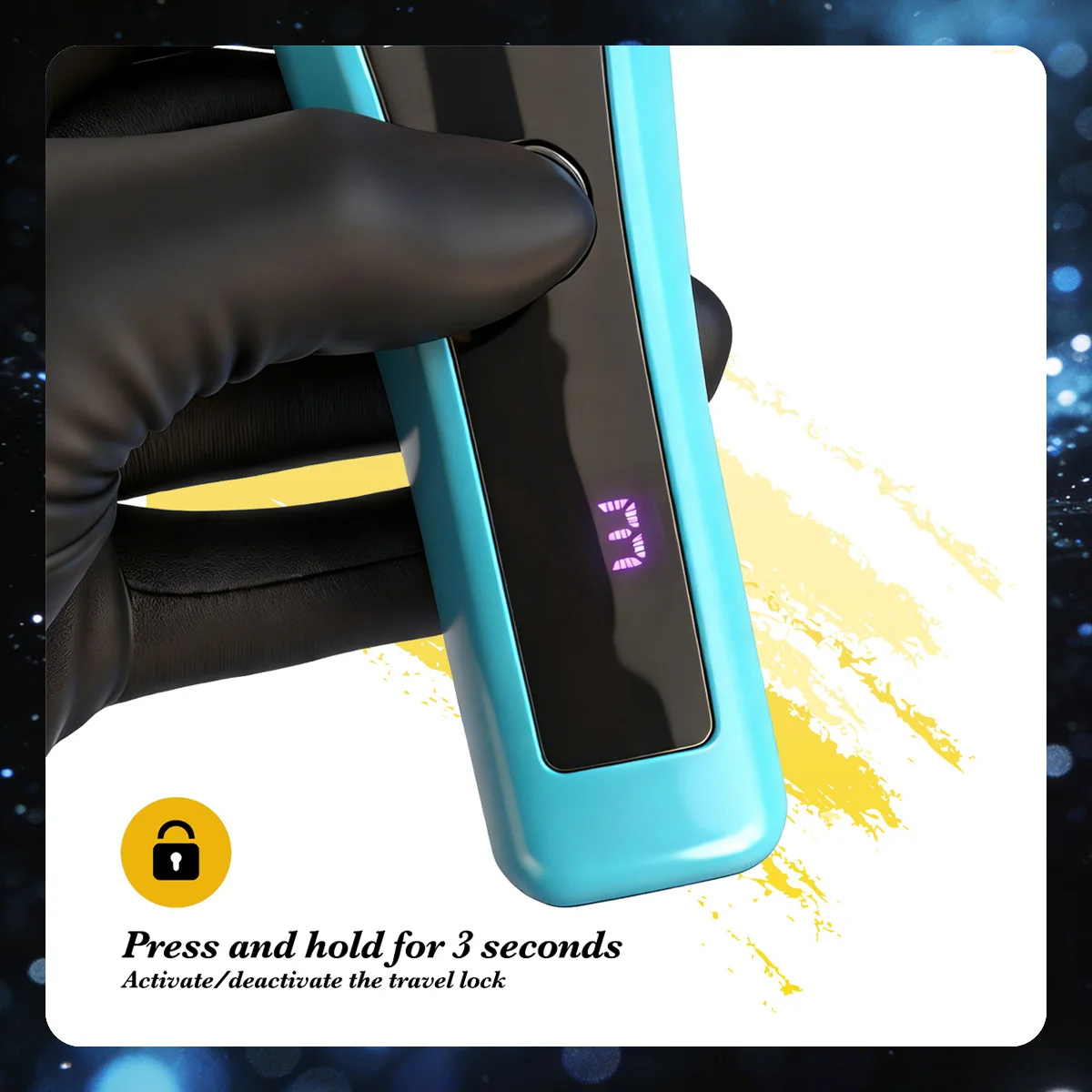 Neuer Professioneller BRDCLIP Kabelloser Haarschneider mit DLC Keramikklinge, 1200mAh Akku, LCD-Geschwindigkeitsanzeige und Batterieindikator, Friseur-Pflegewerkzeug – Detail 4