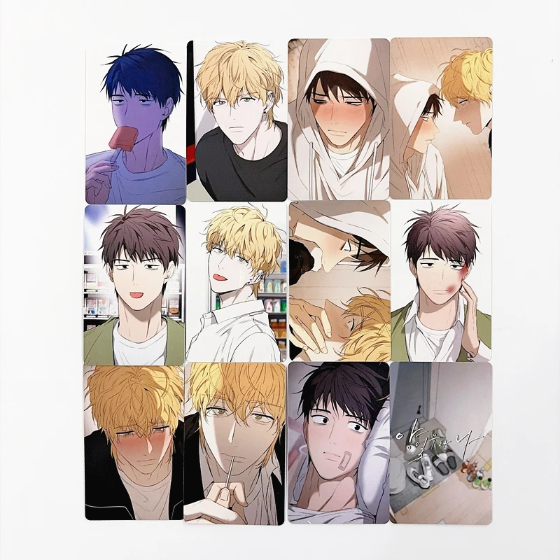14Pcs/Set Yang Il-woo and I Manhwa Lomo Cards Yang Ilwoo & Jang Baekhee BL Webtoon Photo Cards for Fans Collection & Gift image 5