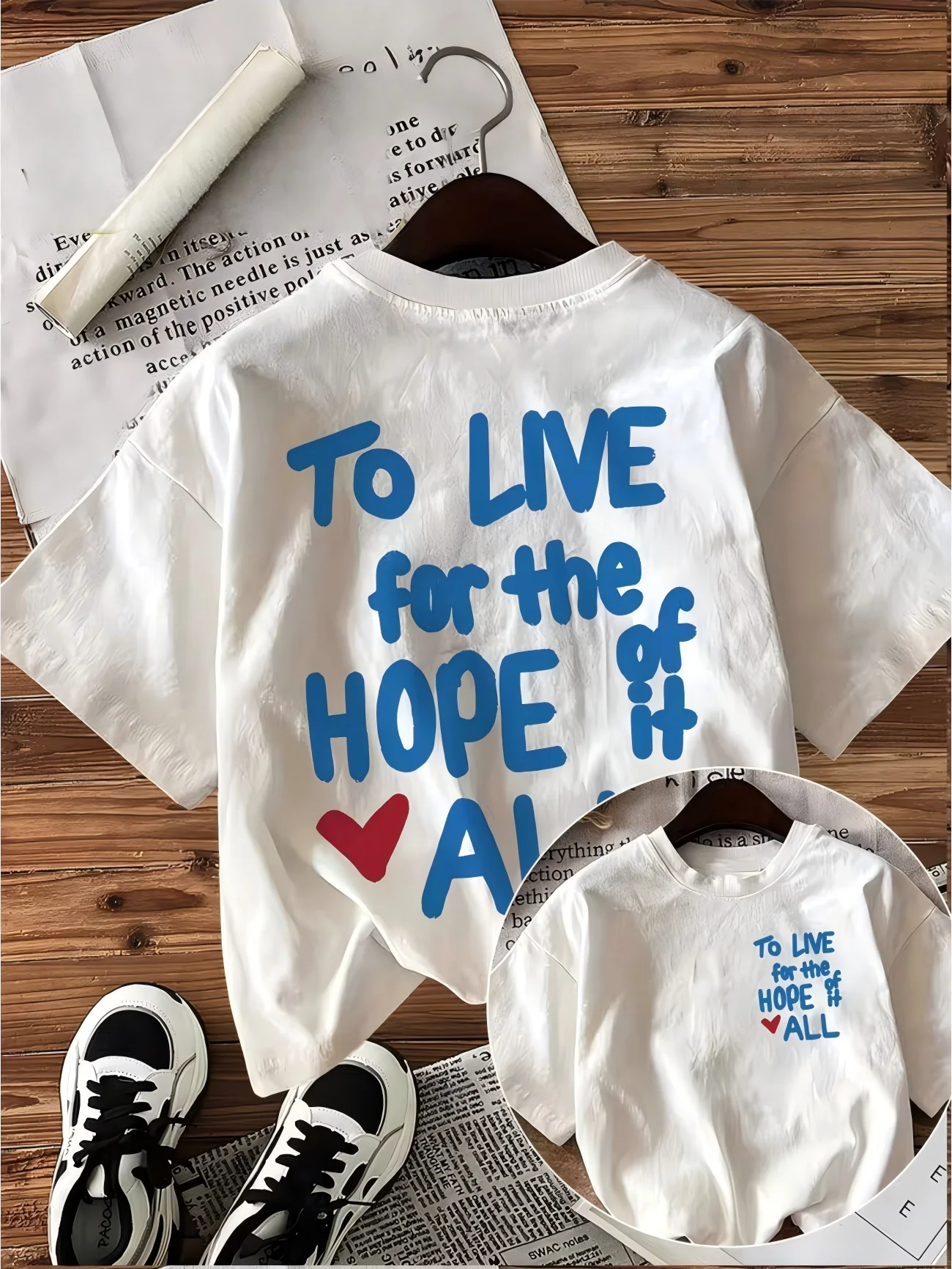 To Live For The Hope Of All Letter Print T-Shirt Music Fan Graphic Tee Summer Short Sleeve Aesthetic Fashion Streetwear Tops