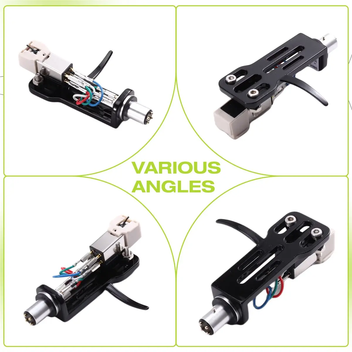 useful AT3600L Magnetic Cartridge Stylus+Headshell Mount Kit for LP Vinyl Record Player Turntable Phonograph Platenspeler