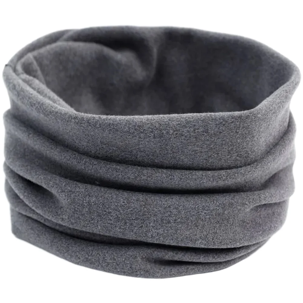 Unisex Fleece Neck Warmer for Men and Women Winter Thermal Stretchy Scarf Lightweight Warm Comfortable Polyester Neckwarmer