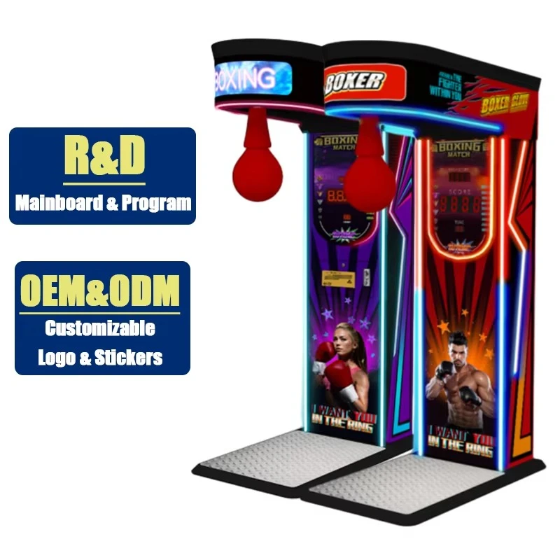 Custom Boxing Arcade Boxer Punch Price Lebanon Coin Entertainment Boxing Game Console