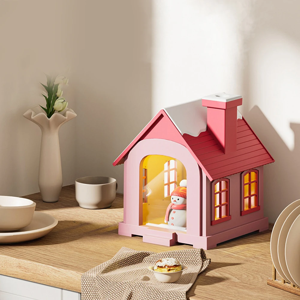 500ML Capacity Christmas Humidifier Extended Moisture Release Festive Touch For Holidays 117*102*143MM Cozy Atmosphere