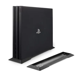 PS4 Pro Vertical Stand for Playstation 4 Pro with Built-in Cooling Vents and Non-slip Feet Steady Base Mount