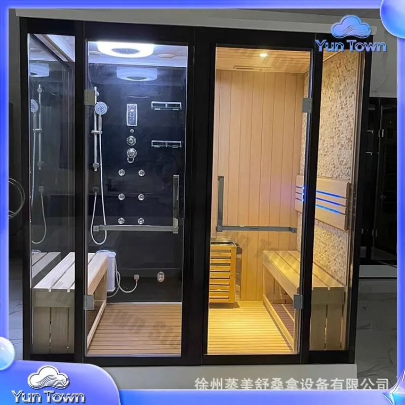 Wholesale sauna household dry steaming wet steaming dual-purpose sweat steaming room light wave far infrared intelligent