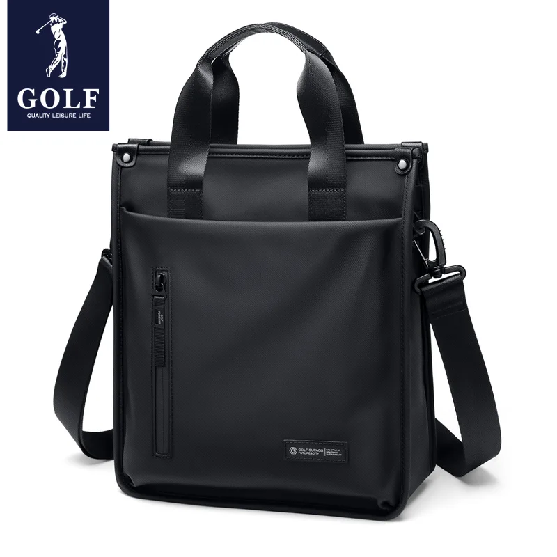 

GOLF Men's Sling Shoulder Messenger Bag Casual Crossbody Bag Business Shoulder Bag Zipper Closure Waterproof Large Capacity