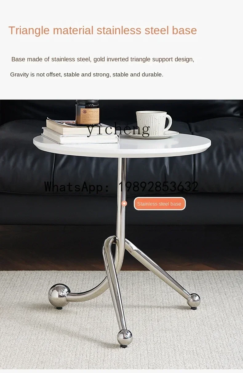 LYY Sofa Ecke paar leichte Luxus Nachttisch kleinen Couchtisch Mini Wohnzimmer Balkon kleinen runden Tisch