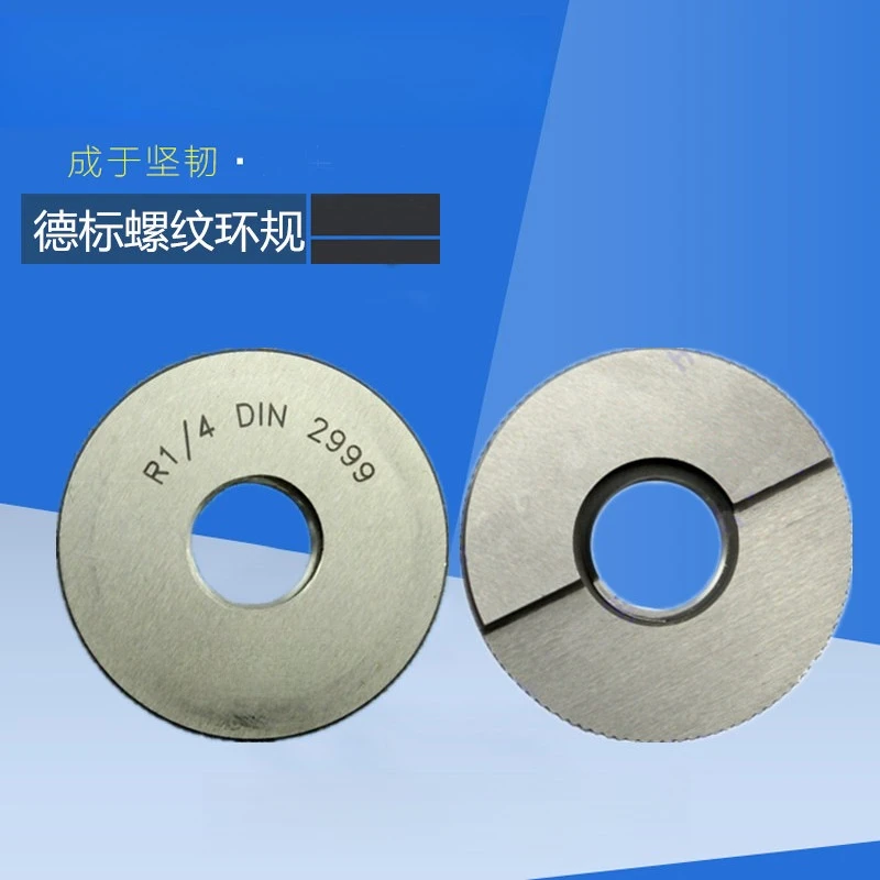 Taper Pipe Thread Ring Gauge R RP Standard Sizes For Pipeline External Thread Precision Calibration Machining Measuring