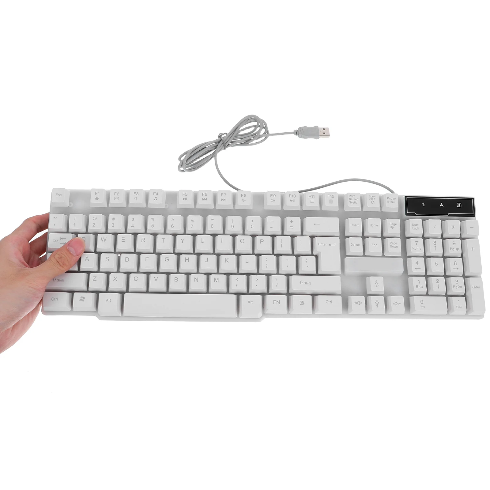 

Backlit Usb Gaming Ergonomic Design Durable Long Time Use Rgb Led Plug Play For Pc Laptop Desktop Keyboards Mice Sets Computer
