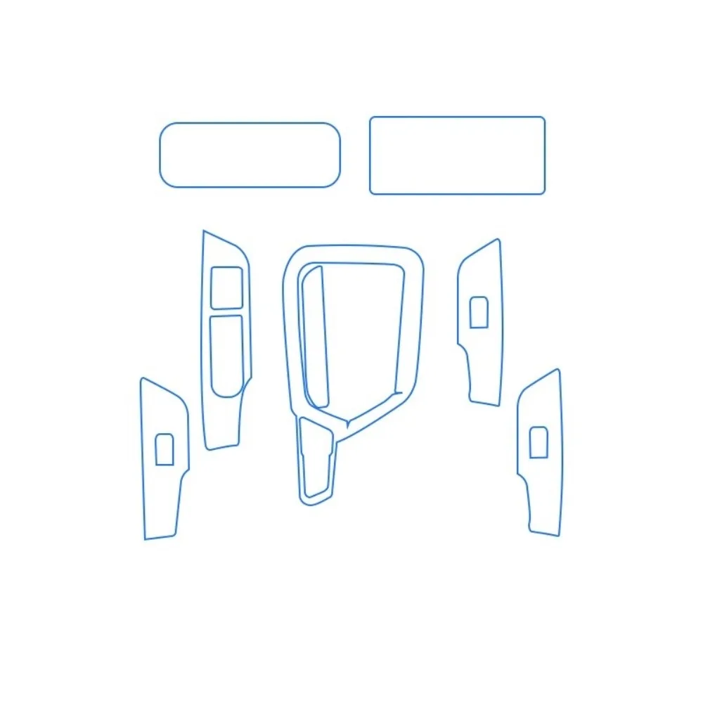 Dashboard Multimedia Navigation Transparent Anti-Scratch Protection Film For Geely Emgrand S 2022-2024 Car Accessories