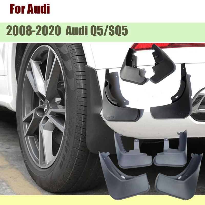 Für audi q3 q5 q7 q2 mud guards audi q3 q5 sline schlamm klappen q7 sportwagen kotflügel spritz schutz auto zubehör 2016-2019