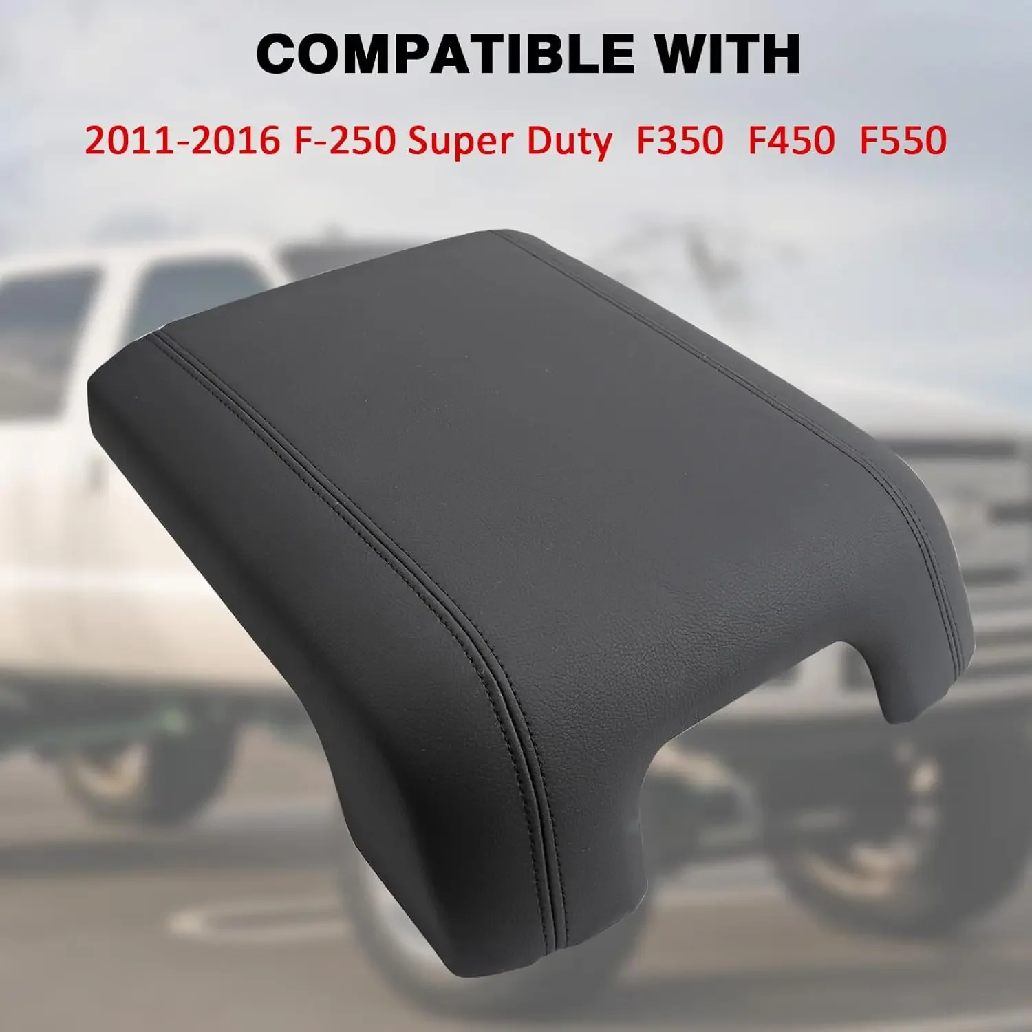 

BC3Z2806024AA Center Console Cover Armrest Box Cover Console Lid Compatible for F-250 F-350 F-350 F-450 F-550 2011-2016