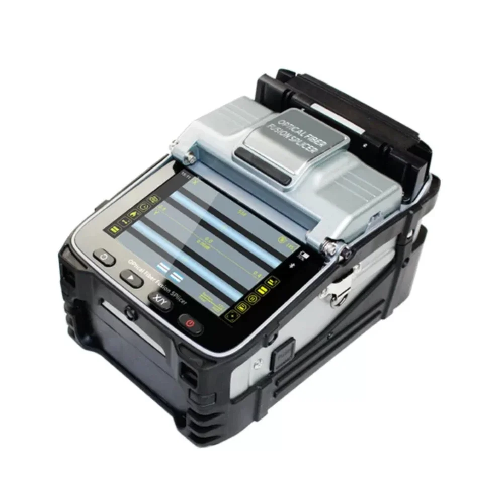 2025FTTH Solution 6 Motor Auto Alignment Welding Machine Portable with Fiber Optic Cleaver OPM VFL