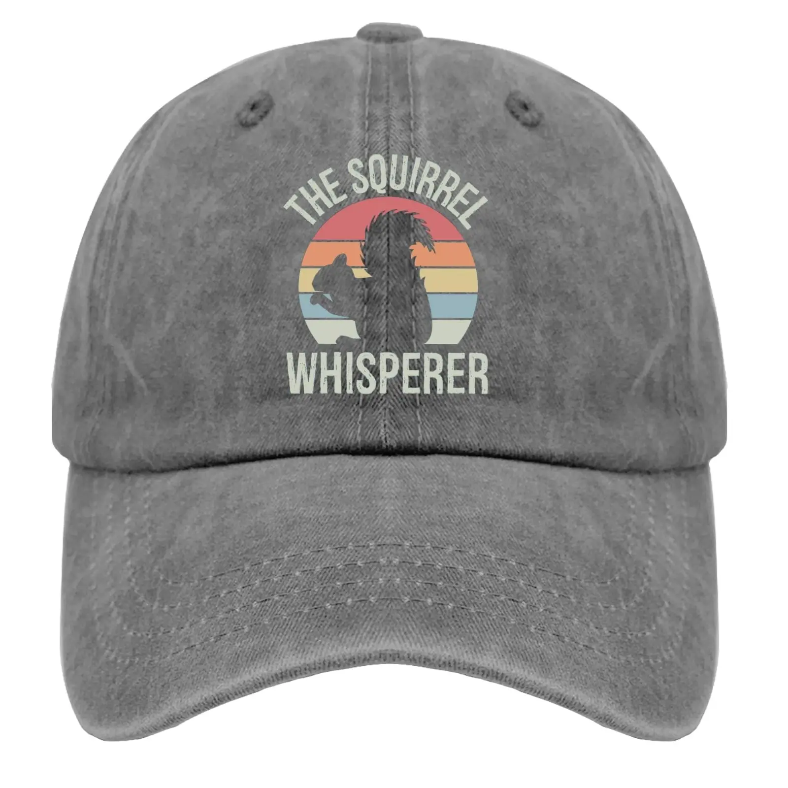 

The Squirrel Whisperer Baseball Cap Cool Trucker Hats for Men Gifts for Grandpa Man Woman Beach Caps