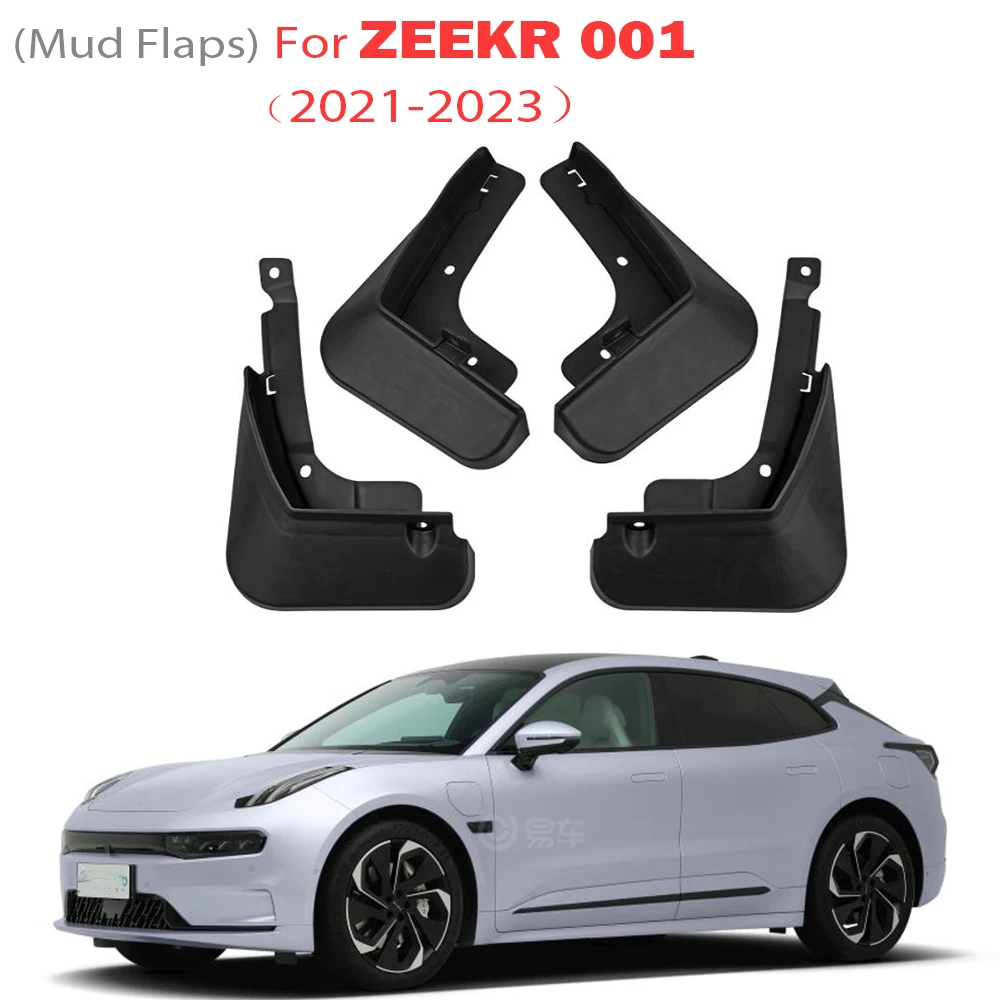 

Mudflaps Fender for Zeekr 001 2021 2022 2023 Mud Flaps Splash Guards Front Rear Wheels Fender Car Accessories Front Rear 4Pcs
