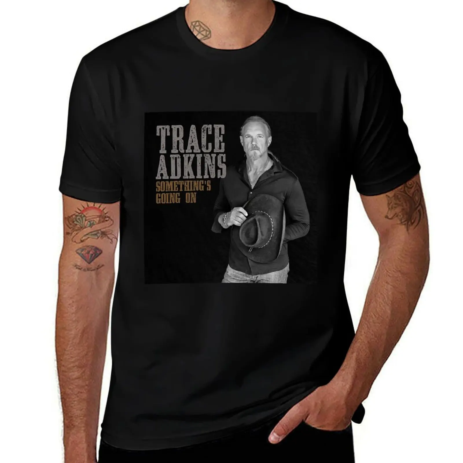 Adkins Going On T-Shirt cotton t shirts man 100% T-Shirt