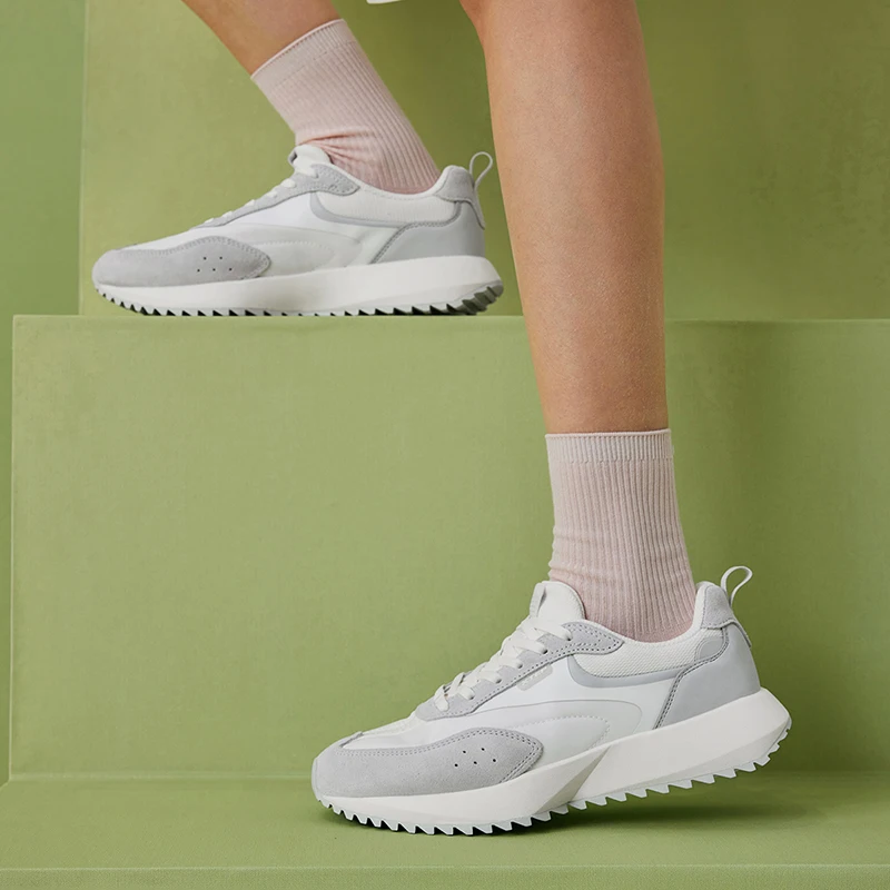 Xtep Shoes For Women 2024 Summer Comfortable Casual Shoes Durability Fashion Breathable Outdoor Shoes 876218320031