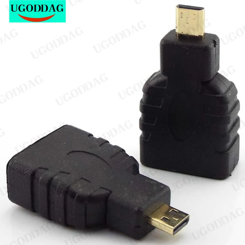 1-5 PCS Micro HDMI-compatible Male to Female Adapter Type D to A HD Connector Converter Adapter for Xbox 360 for PS3 HDTV L19