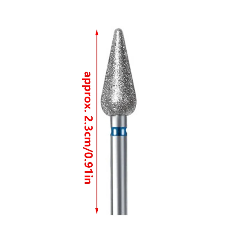 Diamond Nail Drill Rotary Bits, Fresa para Manicure, Cutícula Limpa, Cortador elétrico, Acessórios