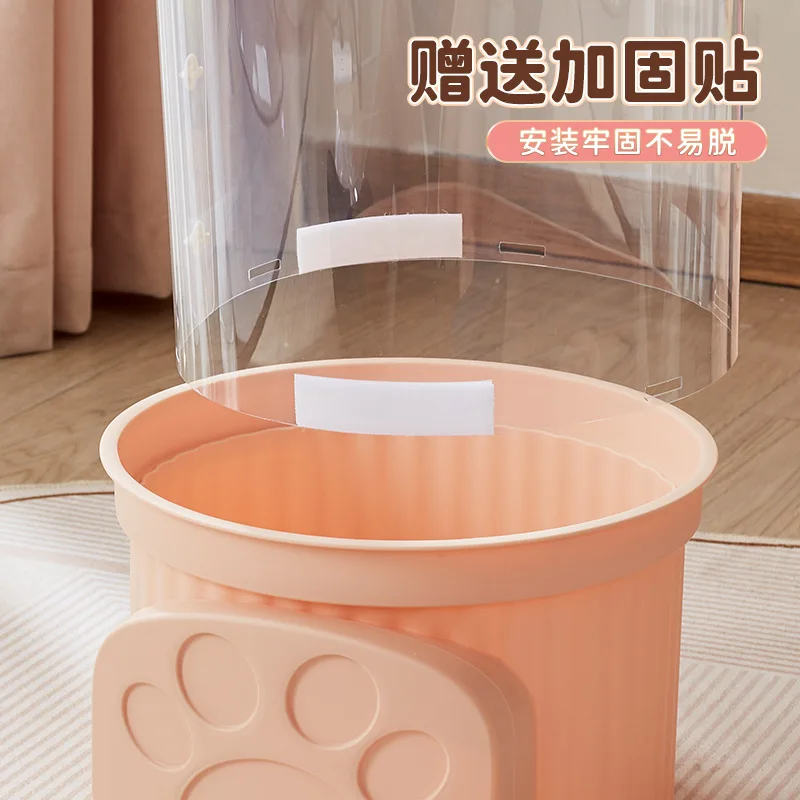 Child Toy Organizer Doll Storage Box Transparent Storage Container for Toys Stuffed Animal Storage Bucket Kids Room Organization