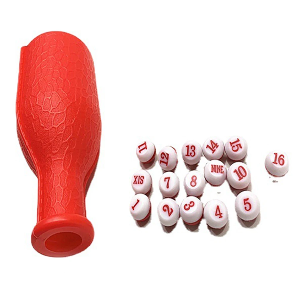 Shaker Bottle Take Your Billiards Game to the Next Level with this Pool Shaker Bottle Dice and Balls for Added Thrill!