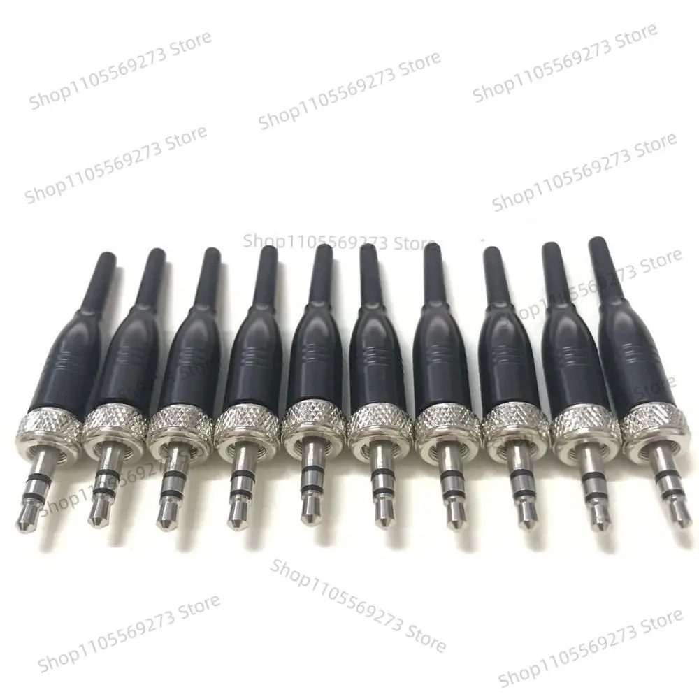 10PCS 3.5mm Stereo Screw Lock Connector for Sennheiser EW100 EW300 EW500 G1 G2 G3 Sony Saramonic Microphone Receiver Plug Part view 2