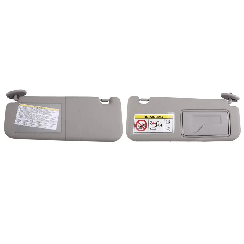 

Пара боковых солнцезащитных козырьков 74320-0KB00-C0 74310-0KC30-C0 для Toyota Hilux Revo Rocco 2WD 4WD 2015 2022-LH RH Серый