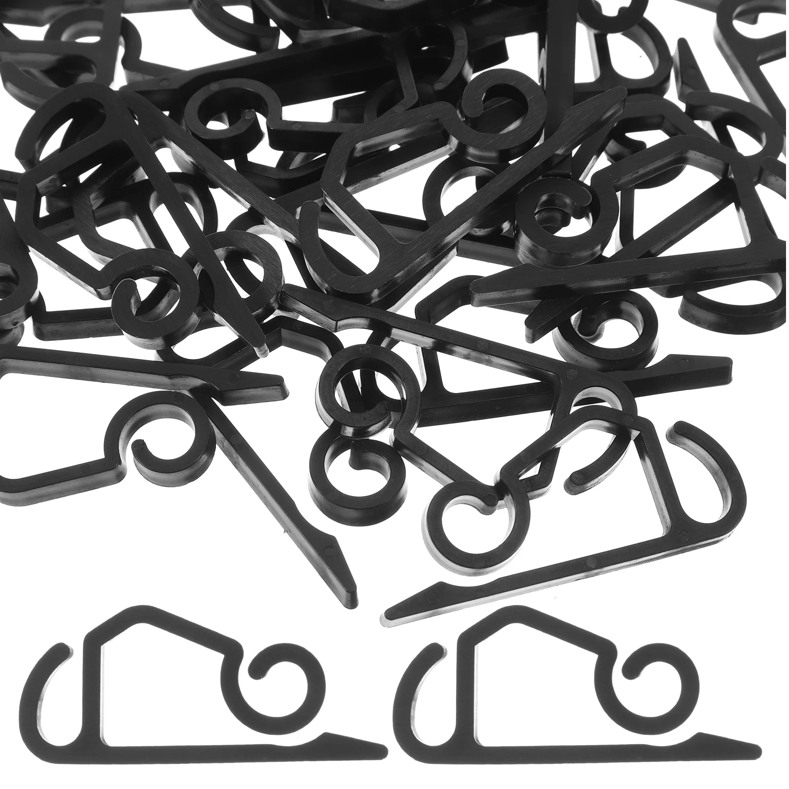 

50 Pcs Leaf Screen Gutter Clips Durable PP Outdoor Christmas Decor Gutter Light String Hook Patio Hooks