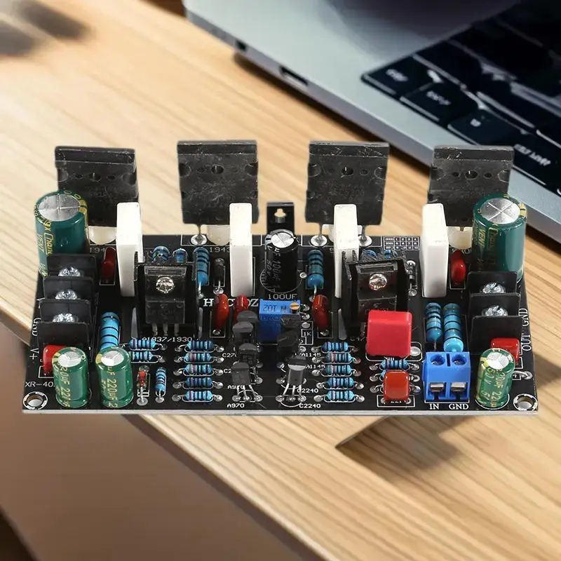 1Pc 200W 1943 + 5200 High Mono Power Tube Finished Amplifier Board Electronic Component Kit.