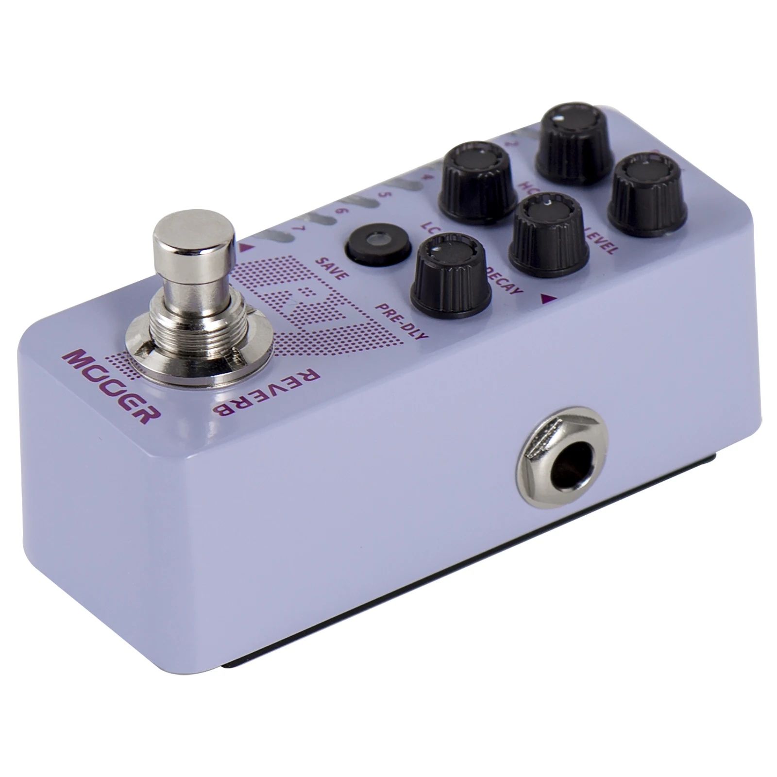 MOOER Guitar Effect Pedal R7 Digital Reverb Processor 7-Classic Tone Reverb Effect for Guitar Buffer Bypass New Micro Pedal