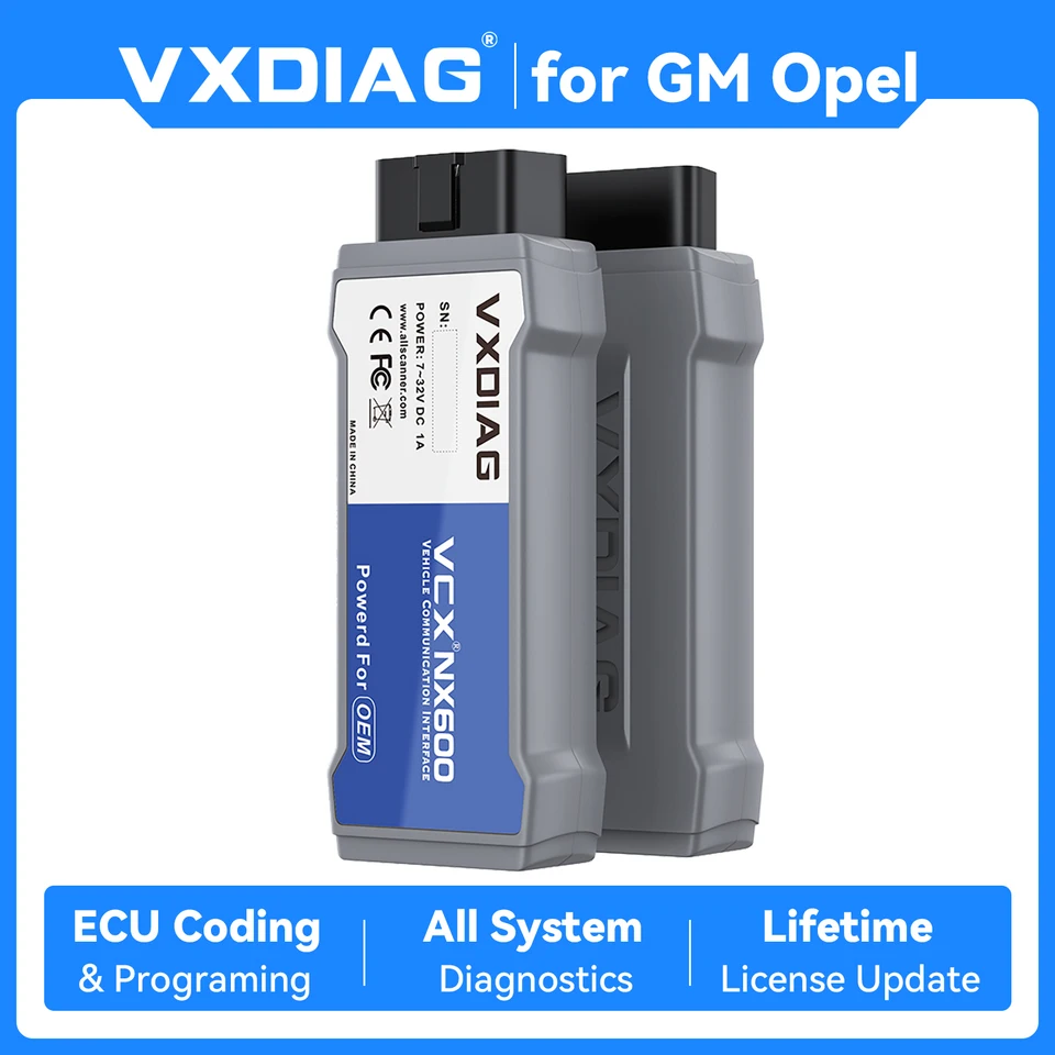 VXDIAG VCX NANO GM オプエル用OBD2診断ツール