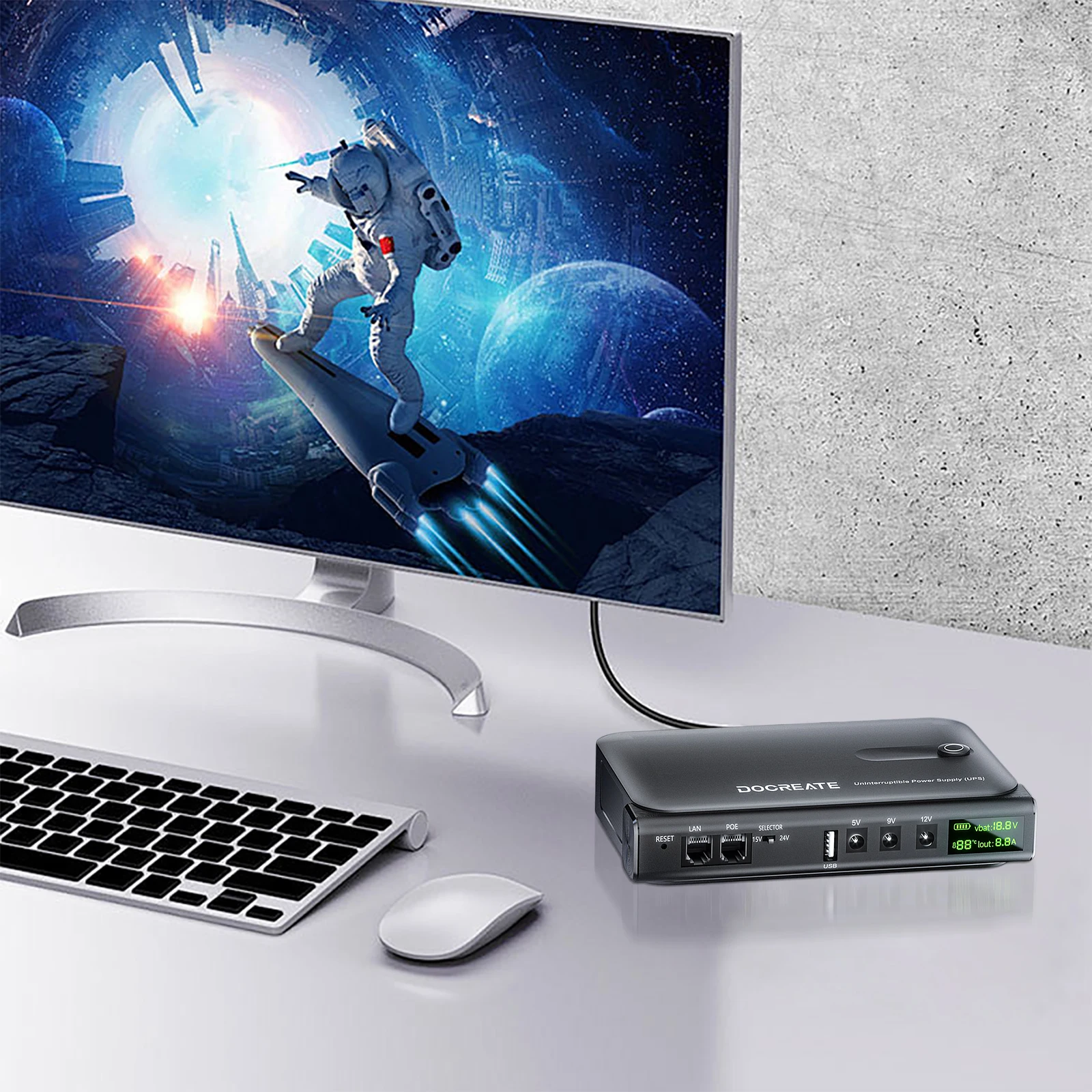 L'alimentation sans interruption UPS prend en charge l'alimentation sans interruption Portable en veille 5V/9V/12V pour la caméra de sécurité du Modem de routeur