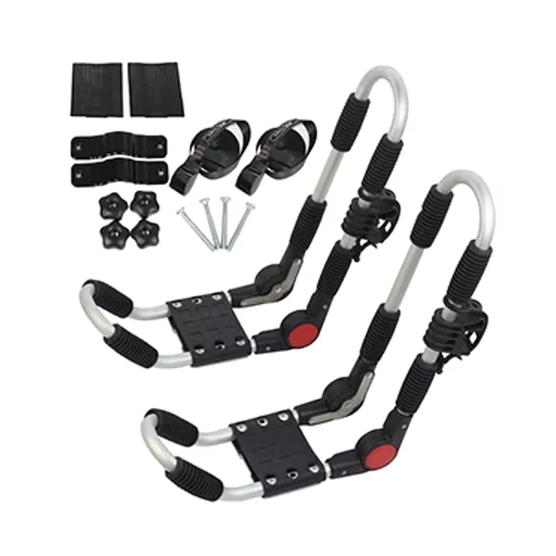 ISURE MARINE Portaequipajes de aleación de aluminio para kayak, portaequipajes plegable y desmontable, accesorios marinos para kayak de coche