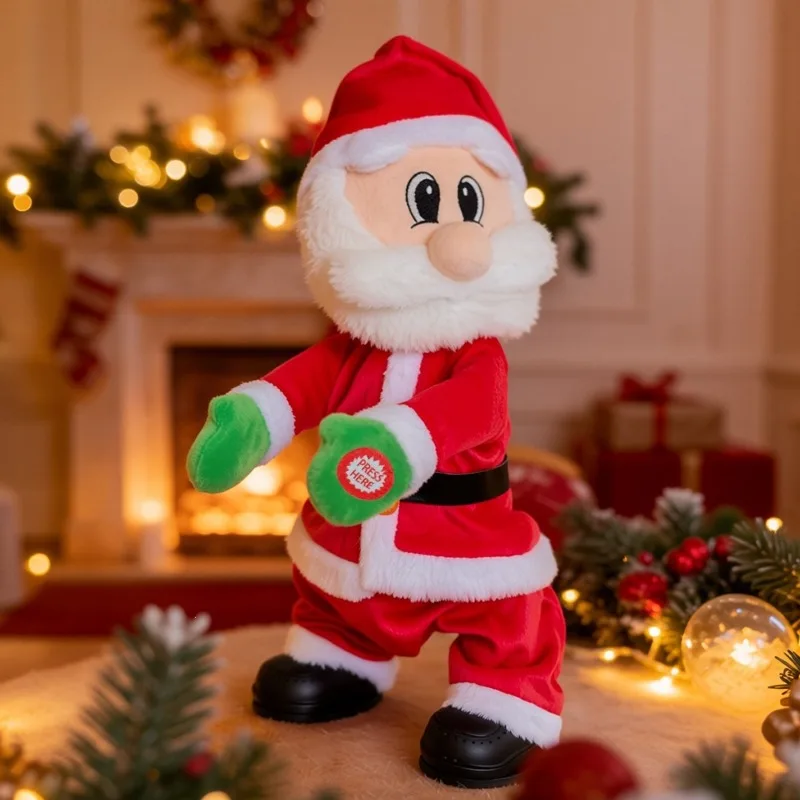 Creative Christmas Electric Music Twist Ass Claus Spanish Santa Ornament