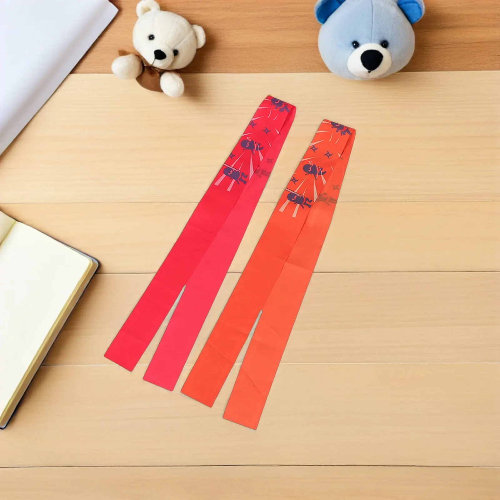 4Pcs Vibrant Kids Karate Headbands Ninja Cosplay Japanese Hachimaki Style for Taekwondo Sports Parties Reusable Machine Washable view 6