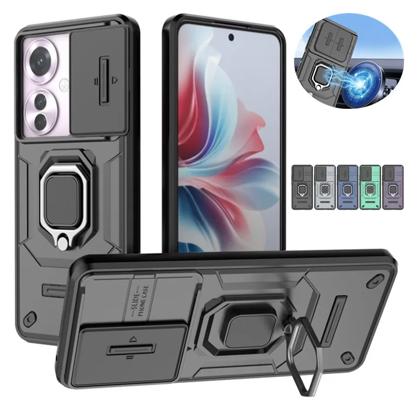 New Style For OPPO Reno 11F 5G Case Anti Shock Kickstand Magnet Armor Phone Cases for OPPO Reno11F Reno 11 F 5G CPH2603 6.7