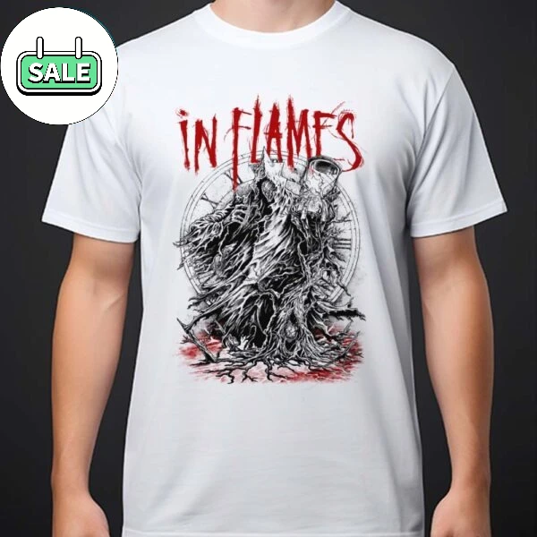 

2025 Summer Fashion Short Sleeved Sports T-shirt with Metal Band Print Trend, Versatile and Breathable, Suitable for Daily Wear