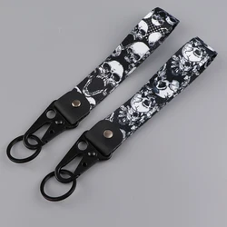 Human Skeleton Eagle Beak Keychain Short Lanyard Used In Phone Rope Badge Holder USB Pendant Key Chain Keyrings Holiday Gifts