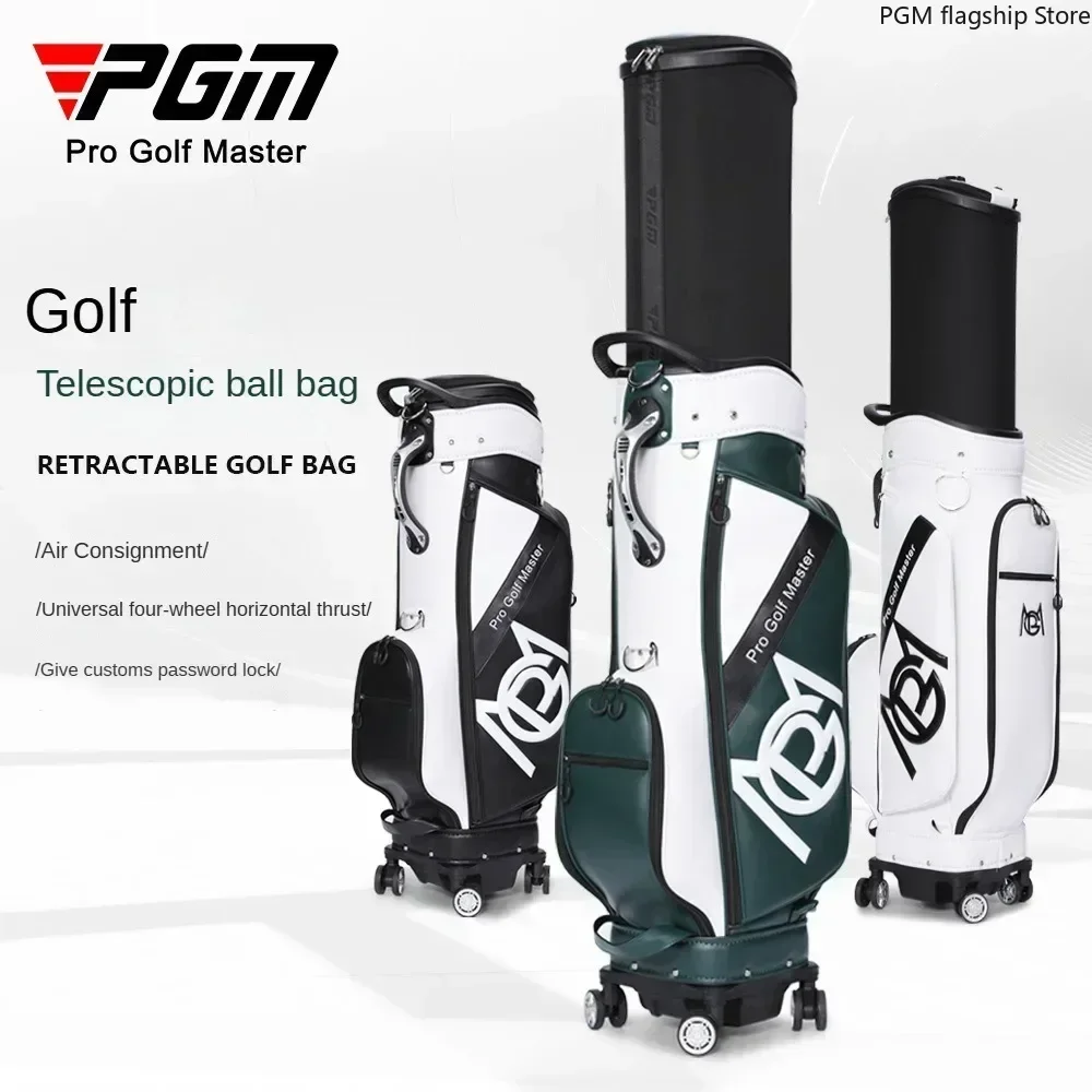 Pgm Golf tasche Herren Hartschalen-Teleskop tasche Universal Allrad Flat Push Aviation geprüft Golf tasche qb157