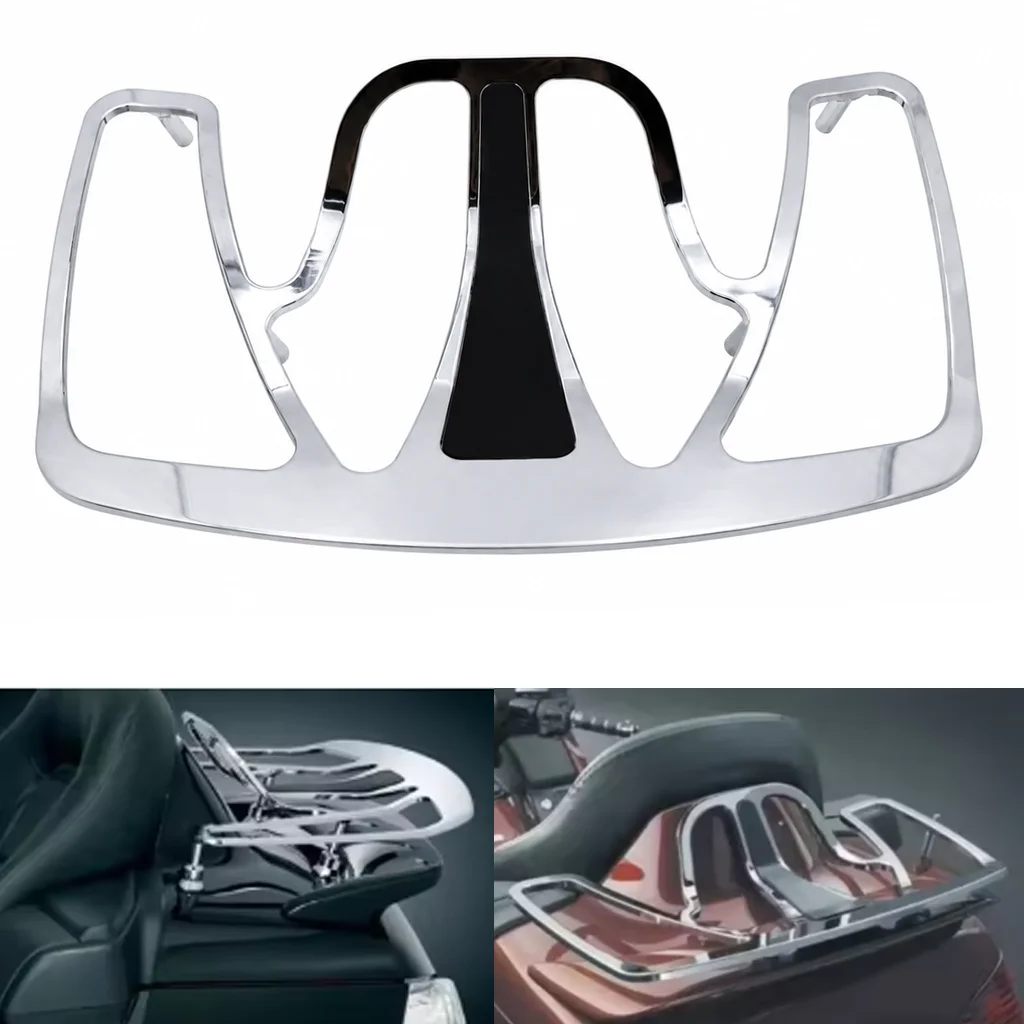 GL1800 Motorcycle Rear Trunk Luggage Top Rack Aluminum For Honda Goldwing Gold Wing GL 1800 Models 2001-2017