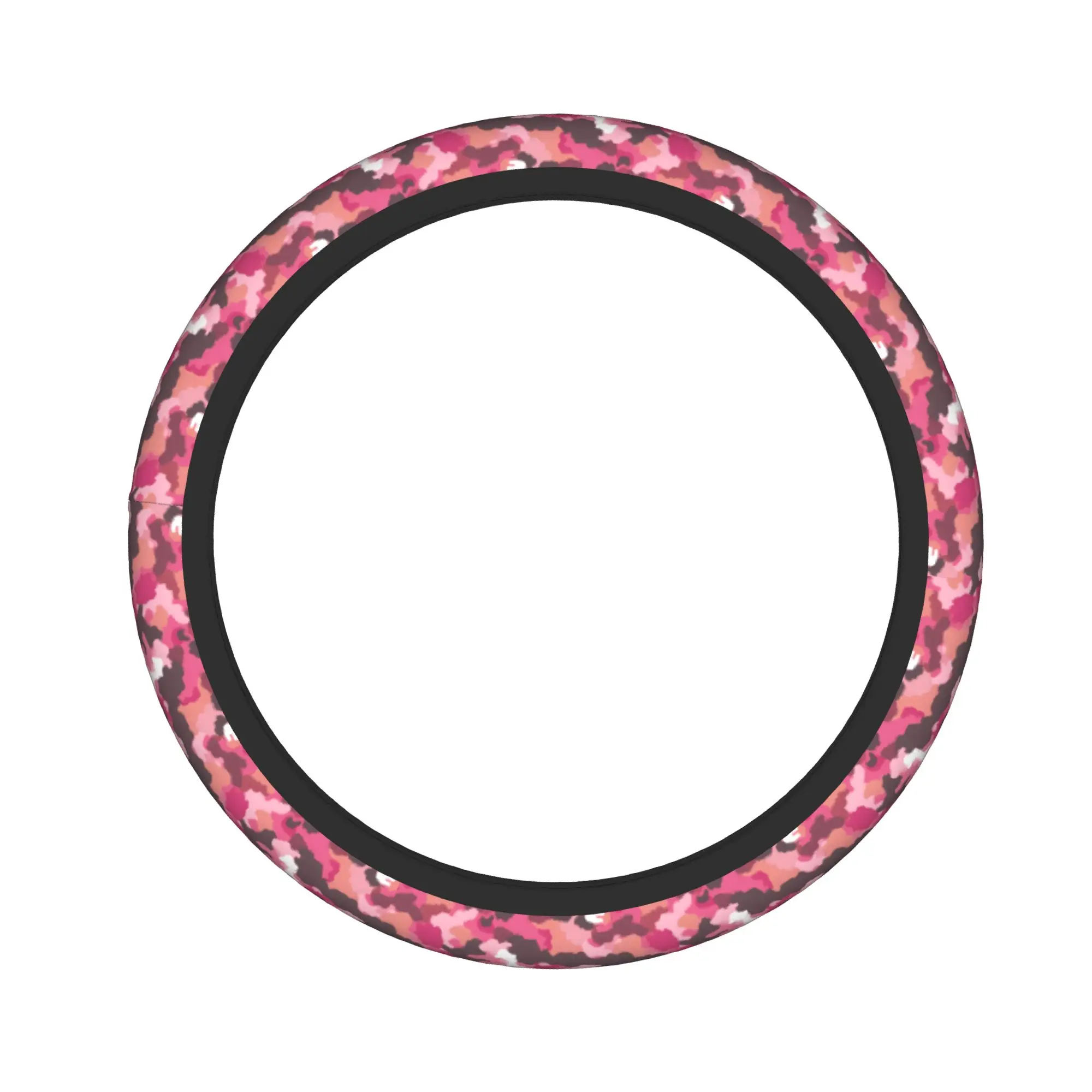 Camo Camouflage Car Steering Wheel Cover 38cm Anti-slip  Steering Wheel Protective Cover Colorful Car Accessories - view 3