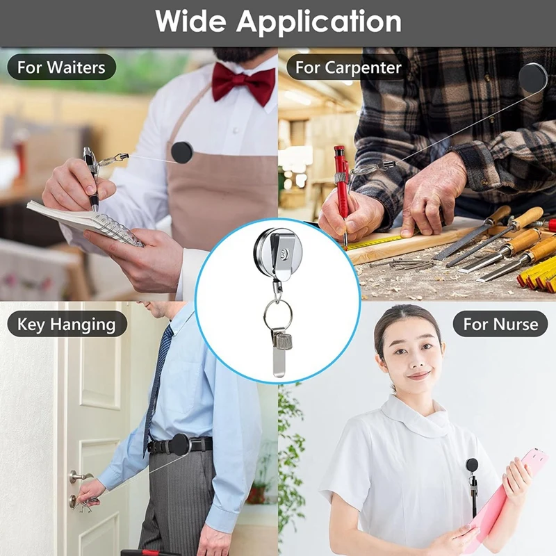 حامل أقلام قابل للسحب للنجارين ، حامل أقلام رصاص ، عمال بناء متين ، ممرضات ، 2 * *