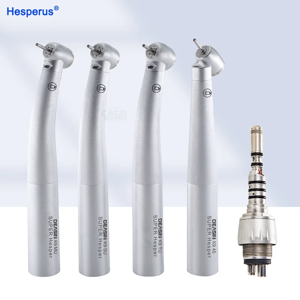 

Den tal torque mini 45 degree Den tal High Speed Fiber Optic LED Turbine Handpiece For k v Coupler 6 Holes Den tal Material Tool