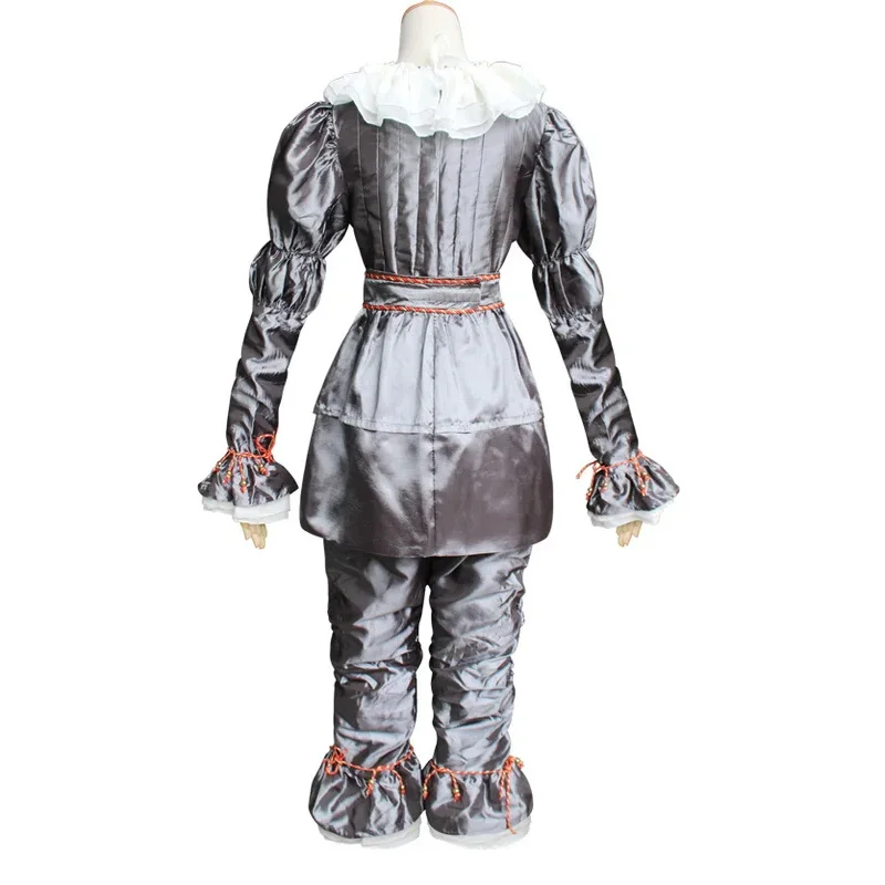 

CyScary Clown COS костюм набор IT Pennywise костюм Хэллоуин косплей стиль обязательный комплект для ролевых игр на Хэллоуин унисекс