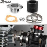 NIBBI CNC Intake Manifold Replacement Orginal CG Engine Horizontal Engine High-Performance Manifold Motorcycle PE PWK Carburetor